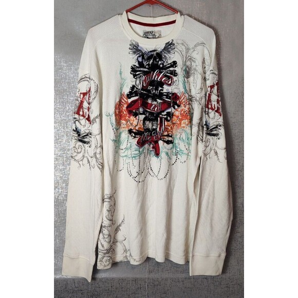Ruthless Art Thermal Y2K Long Sleeve Shirt 3XL - Picture 1 of 5